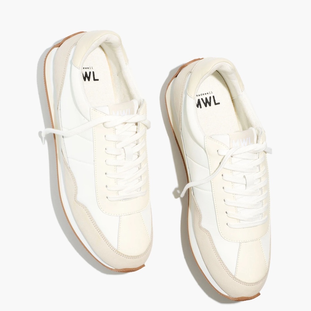 Madewell League Leather & Nylon Sneakers